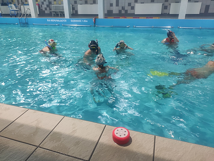 Hokej pod wodą Walenie Siemianowice Śląskie Trening 25 II 2023